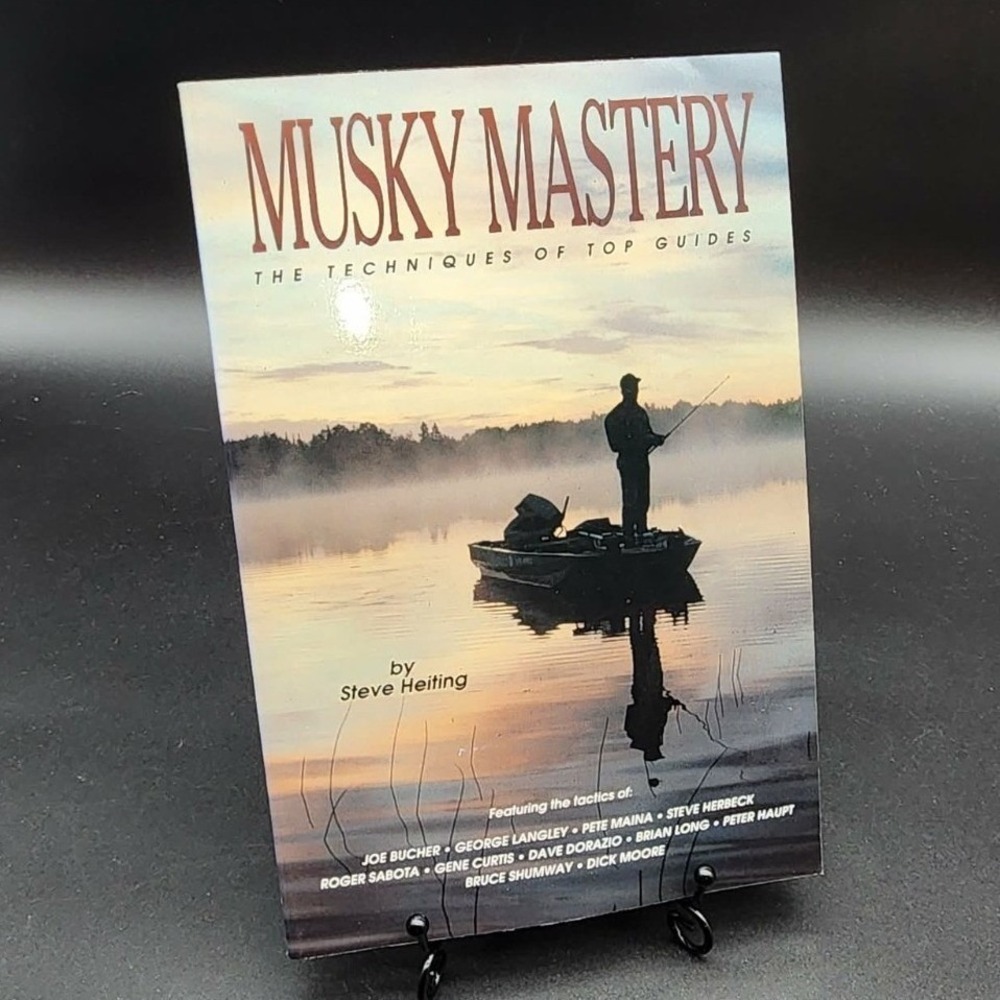 Musky Mastery Steve Heiting Paperback Book New Old Stk Fishing‎ Guide Techniques